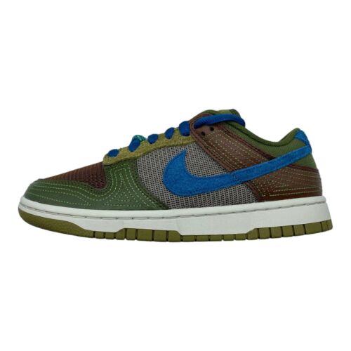 Nike Dunk Low NH `cacao Wow Rough Green` DR0159-200 Men Size 6 / Women Size 7.5 - Multicolor