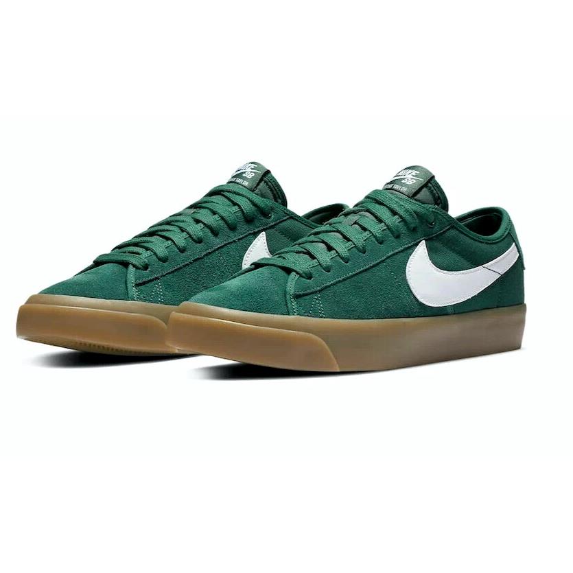 Nike SB Zoom Blazer Low Pro GT QS Mens Size 5 Shoes DC0603 300 Green Gum - Multicolor