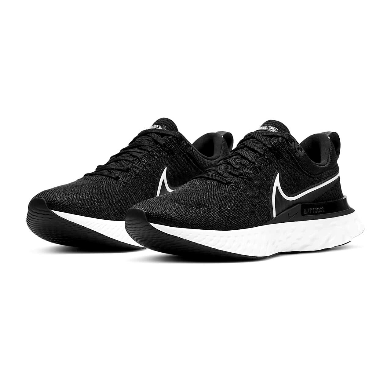 Nike React Infinity Run FK 2 Mens Size 6.5 Sneaker Shoes CT2357 002 Black