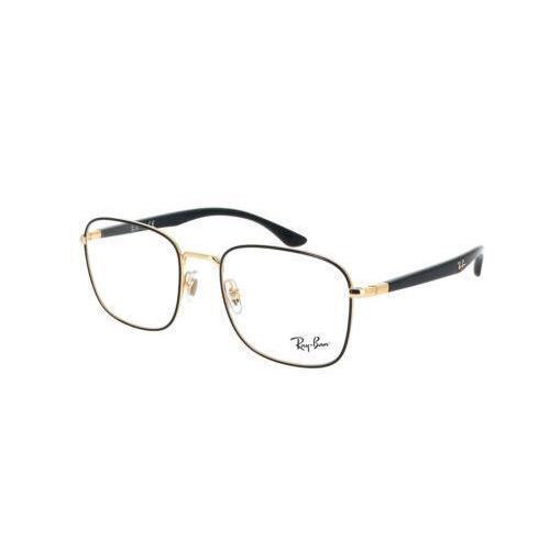 Ray Ban Eyeglasses RB 6469 2991 Rx Aviator Black w/ Gold 50-19-145