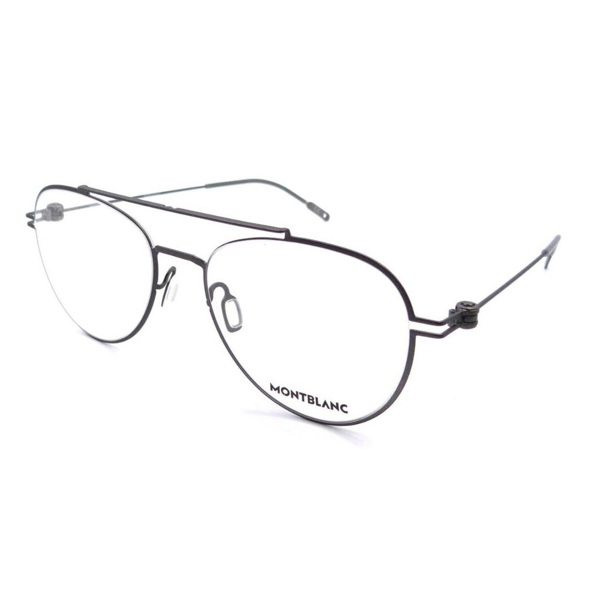 Montblanc Eyeglasses Frames MB0001O 003 54-19-145 Ruthenium Made in Italy