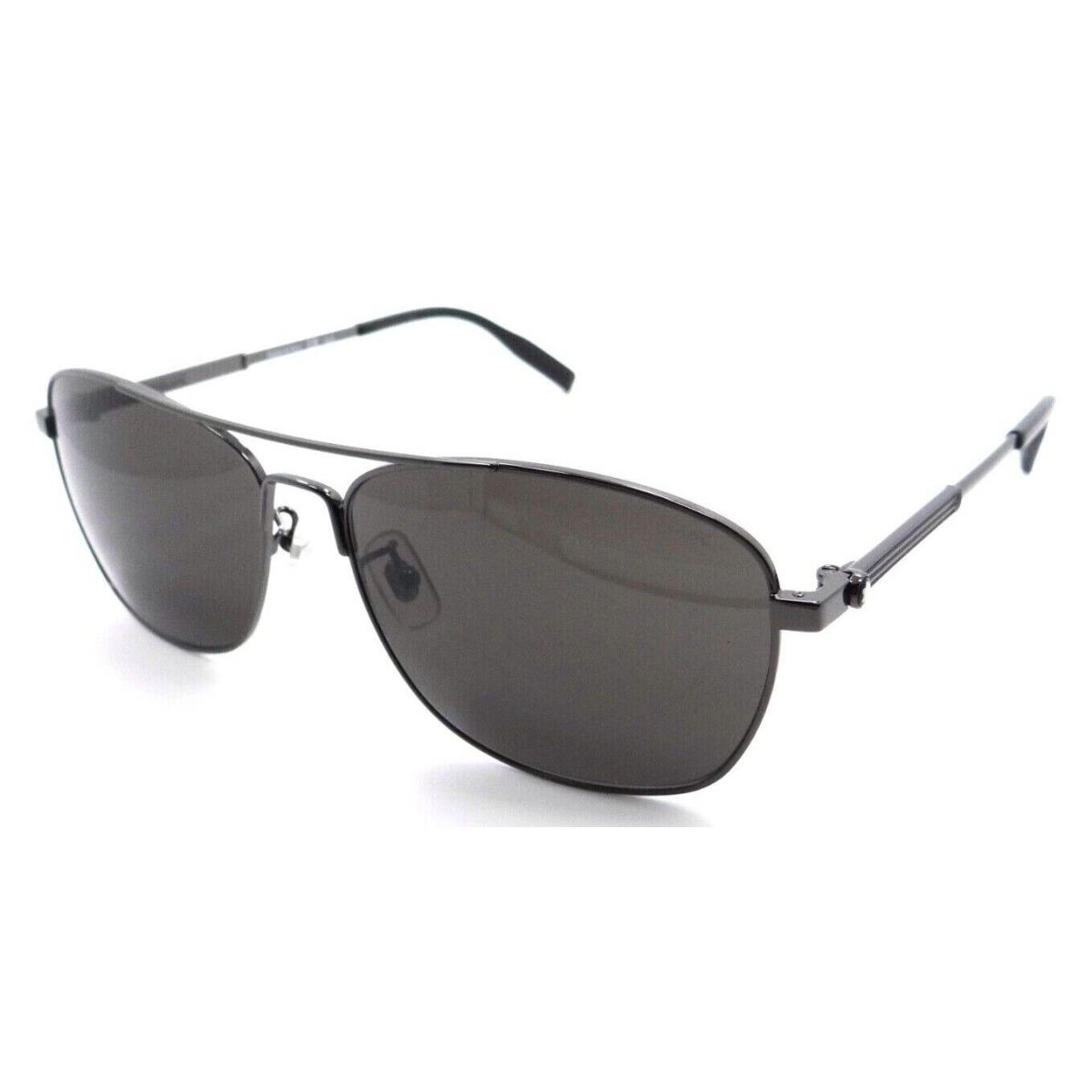 Montblanc Sunglasses MB0026S 006 61-16-150 Ruthenium / Grey Made in Italy