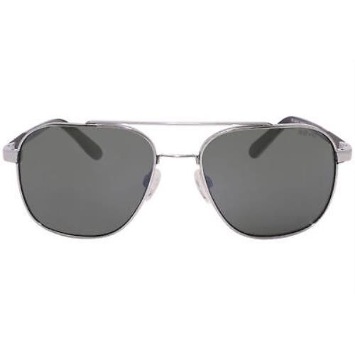 Revo sunglasses Harrison - Silver Frame, Green Lens