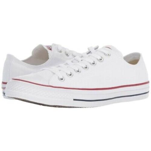 Converse Men`s Chuck Taylor All Star Classic Low Top Sneaker Shoes Optical White