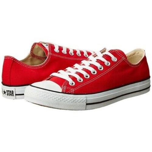 Converse Women`s Chuck Taylor All Star Classic Low Top Sneaker Shoes Red
