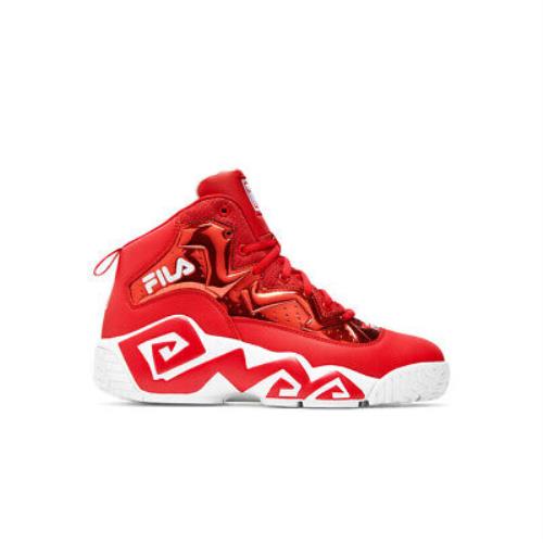 Fila MB Night Walk 1BM01747-611 Mens Red Lace Up Sneakers