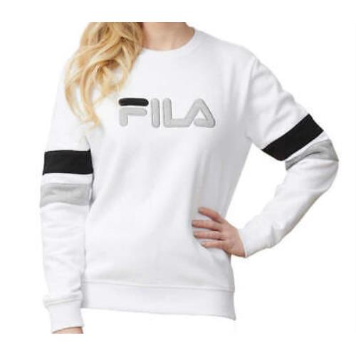 Fila Womens Michele Pullover Crewneck Sweatshirt Medium