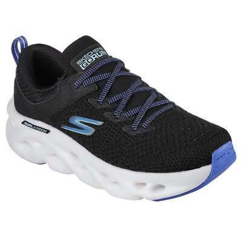 Skechers Women 128793 Gorun Glide Step Swirl Tech Dash Charge Black Running Shoe