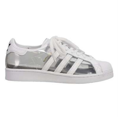 Adidas FZ0245 Superstar Mens Sneakers Shoes Casual - White - White