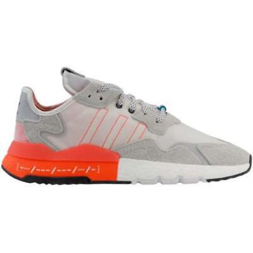Adidas EH0249 Nite Jogger Mens Sneakers Shoes Casual - Grey Orange