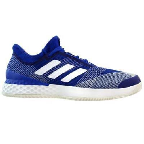 Adidas EH2872 Adizero Ubersonic 3.0 Clay Mens Tennis Sneakers Shoes Casual - Blue,White