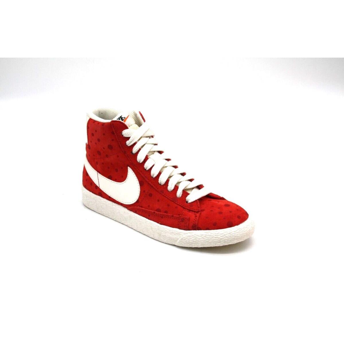 Nike Blazer Mid Suede Vintage Bright Crimson/sail Women`s Shoe 518171-613