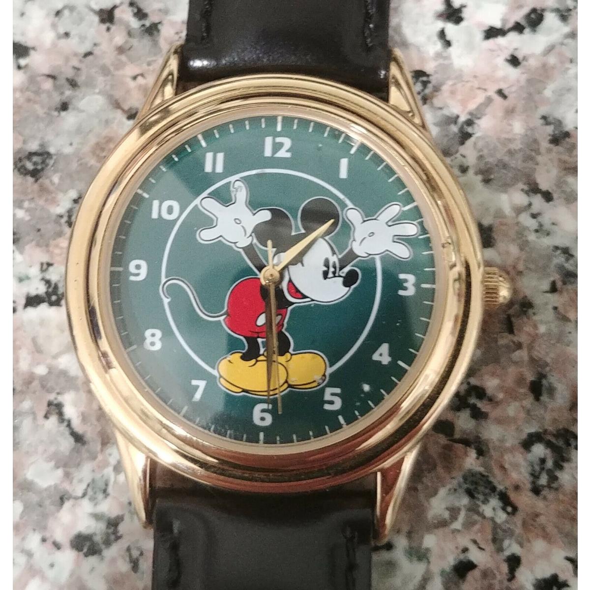 Fossil LI-2014 Disney Mans 35MM Mood Mickey Mouse Character Watch Lot Mint