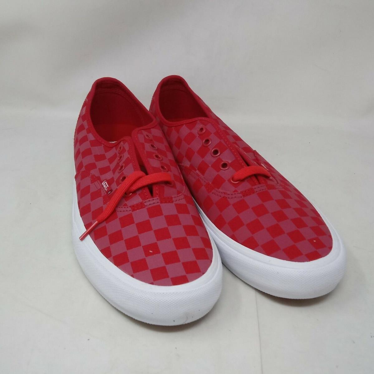 Vans Authentic Pro Reflective Men Pro Reflective Checkerboard Red 13.0 VN0A3479T0C VN-015