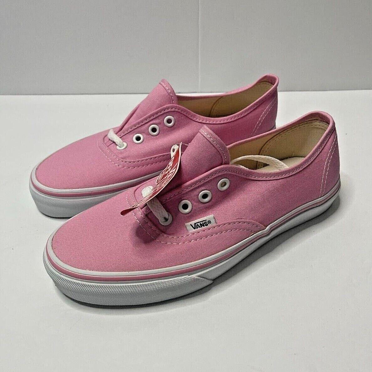 Vans Womens 7.5 Prism Pink Lace Up Shoes Era Deadstock Y2K