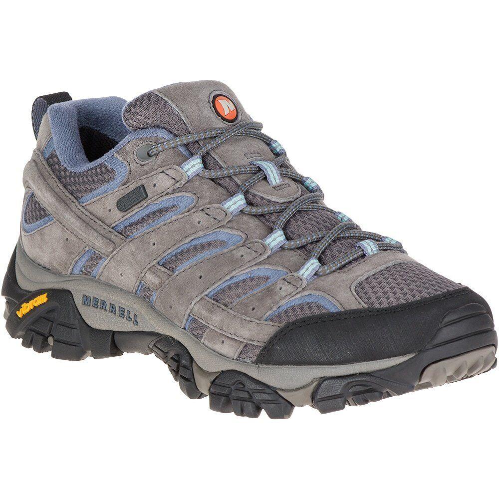 Merrell Moab 2 Women`s Waterproof Hiking Shoe Granite Size 8