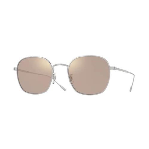 Oliver Peoples 0OV1307ST Ades 50365D Silver/chrome Taupe Photo Square Sunglasses