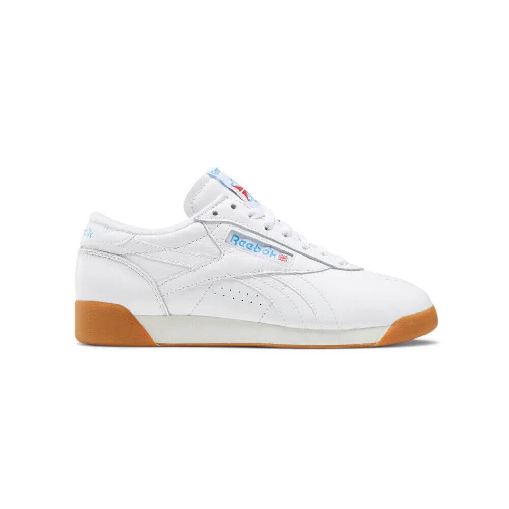 Reebok Women`s Freestyle Low Sneakers White/gum - GX2793 Leather Classic Shoe