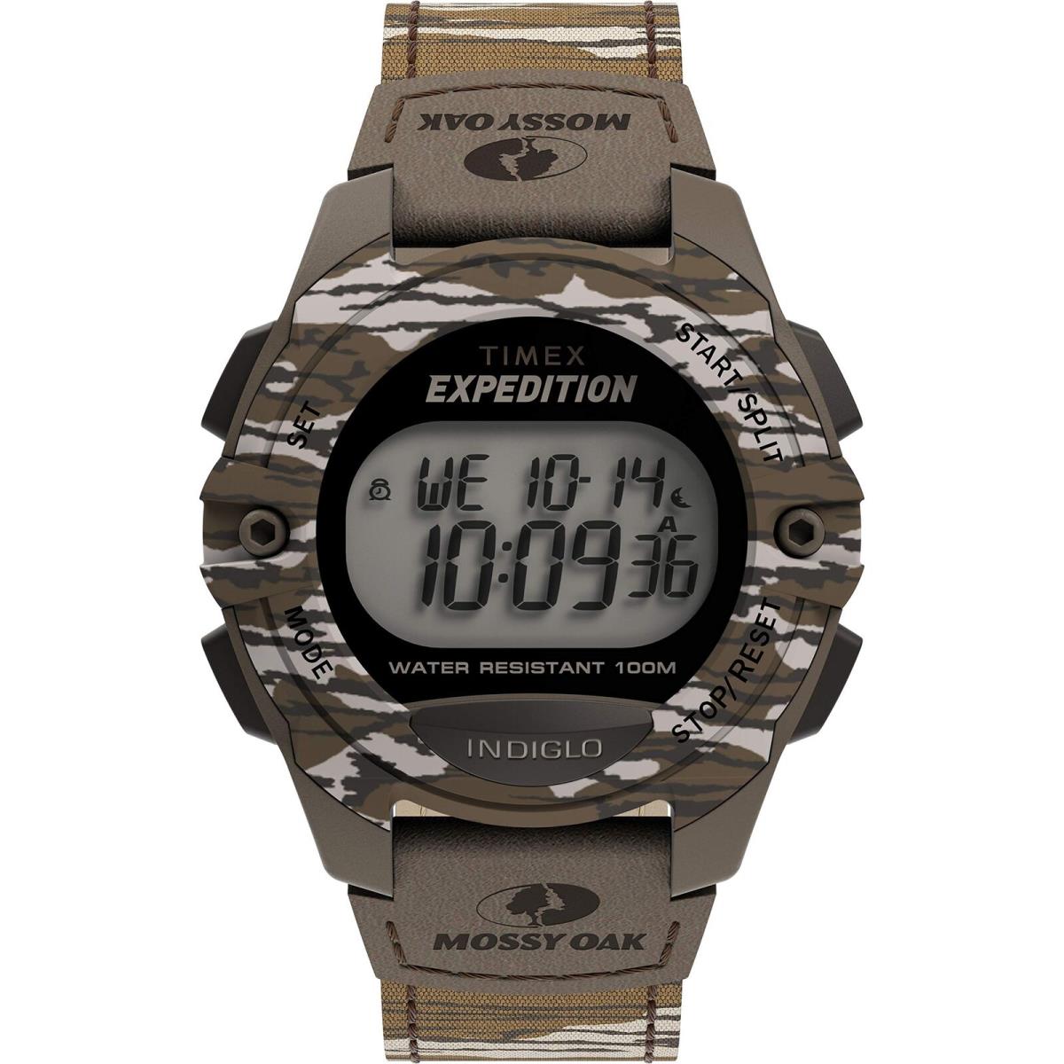 Timex TW4B19600 Expedition Digital Chrono Alarm Timer 39mm Watch