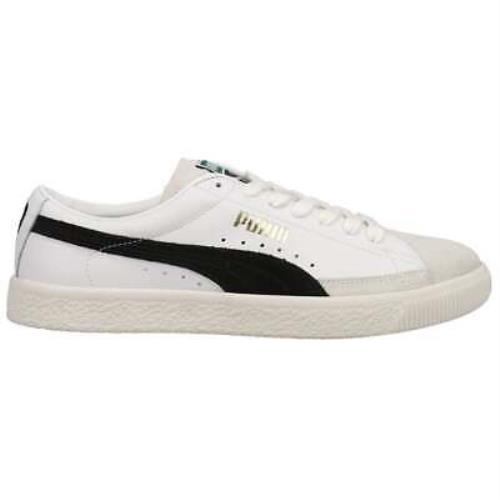 Puma 374922-01 Basket Vtg Mens Sneakers Shoes Casual - White