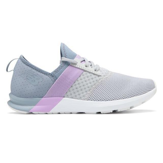 New Balance Women`s Fuelcore Nergize Training Running Shoes. Light Grey. US 7.5B - Gray/ Purple