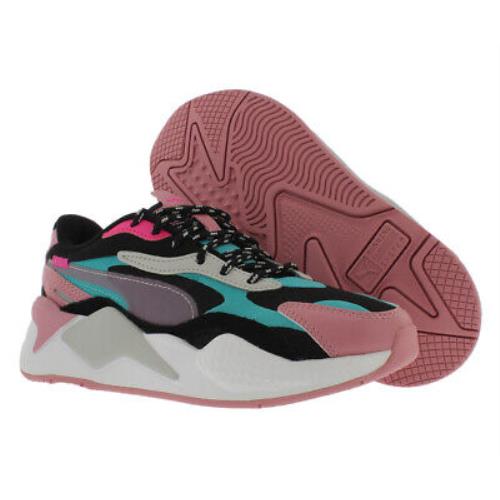 Puma RS-X3 City Attack Girls Shoes Size 4.5 Color: Black/viridian Green