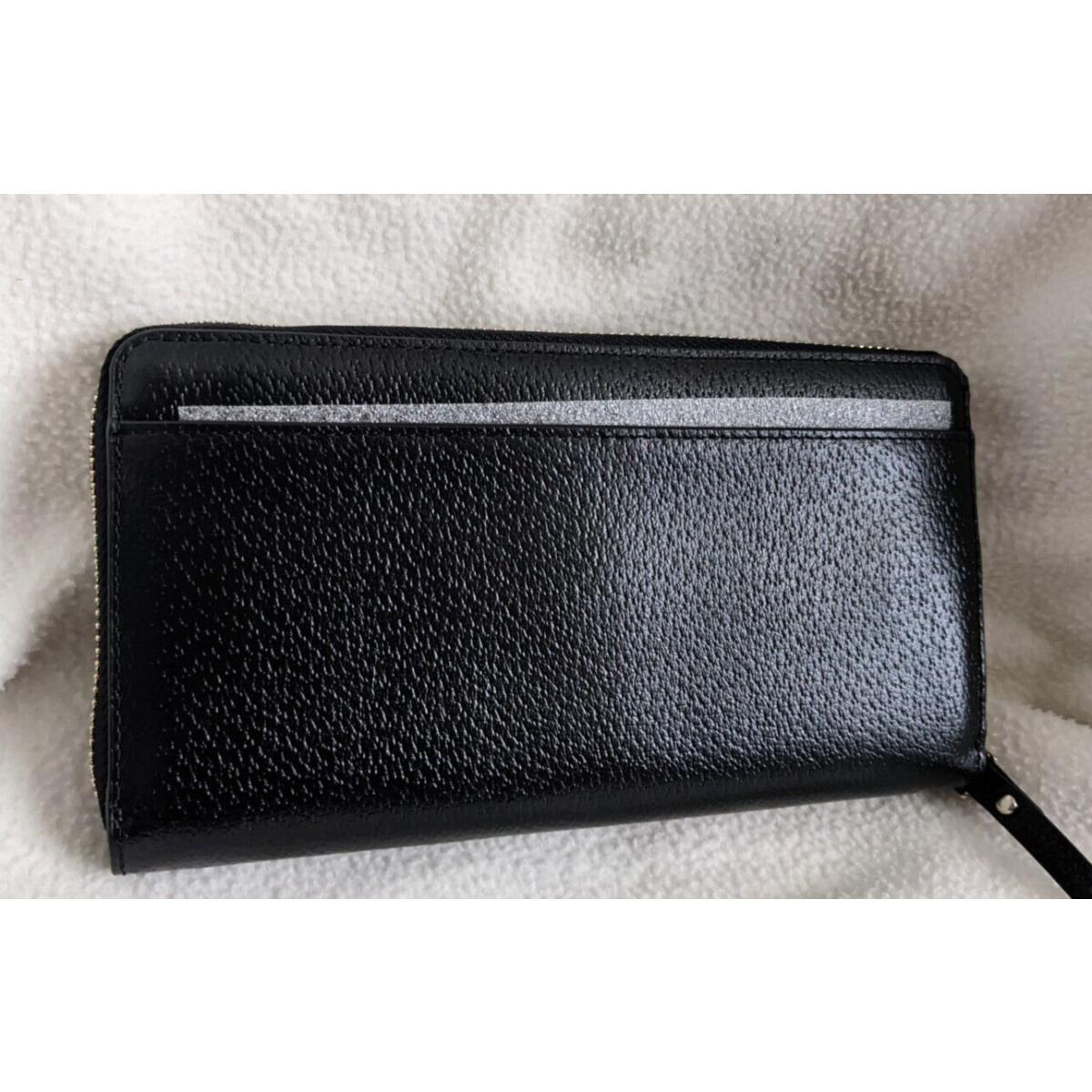 Kate Spade Grove Street Neda Black Leather Zip Around Wallet