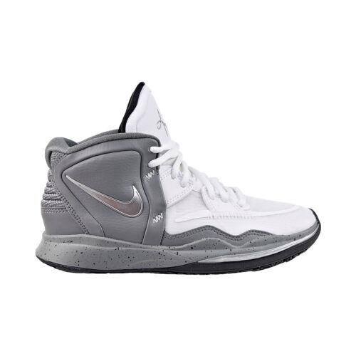 Nike Kyrie 8 SE GS Big Kids` Shoes White-chrome-smoke Grey DD0335-108