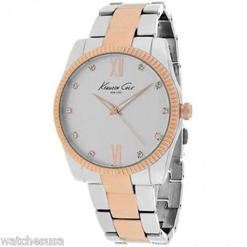 Kenneth Cole Women`s Classic Two-tone Silver Watch KCW4035