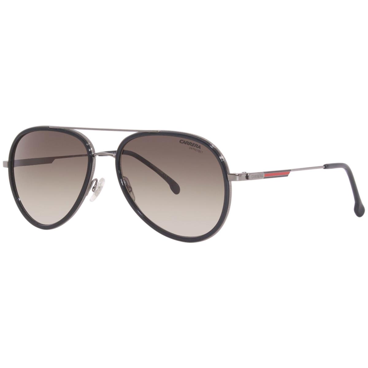 Carrera 1044/S 807HA Sunglasses Men`s Black/brown Gradient Pilot 57mm