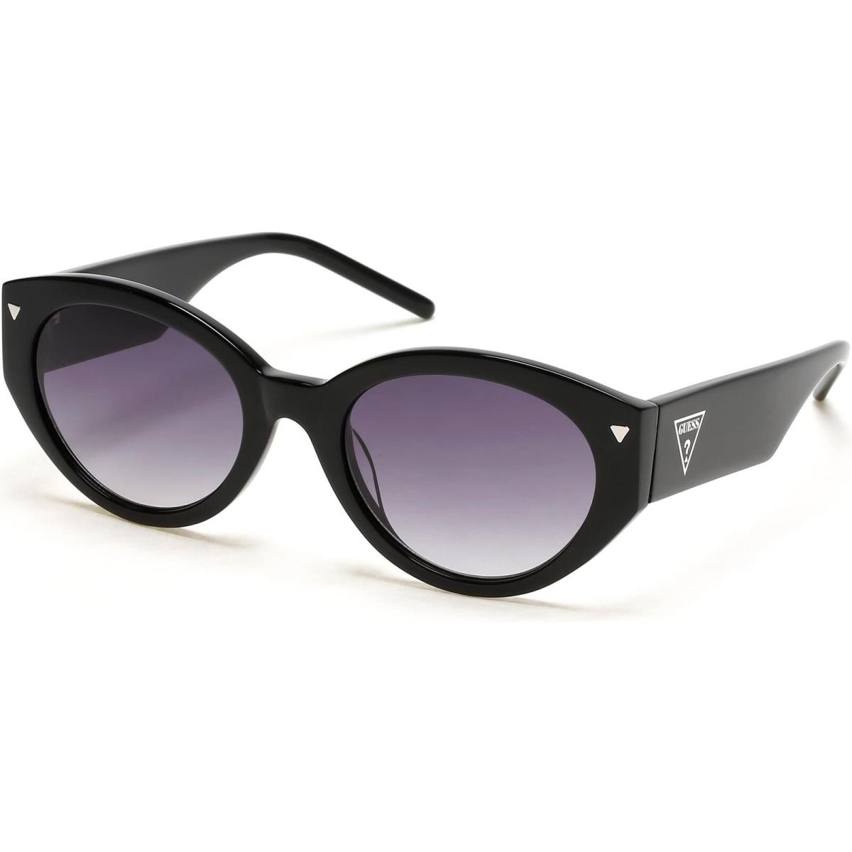 Guess GU 8249 Sunglasses 01B 01B - Shiny Black / Gradient Smoke