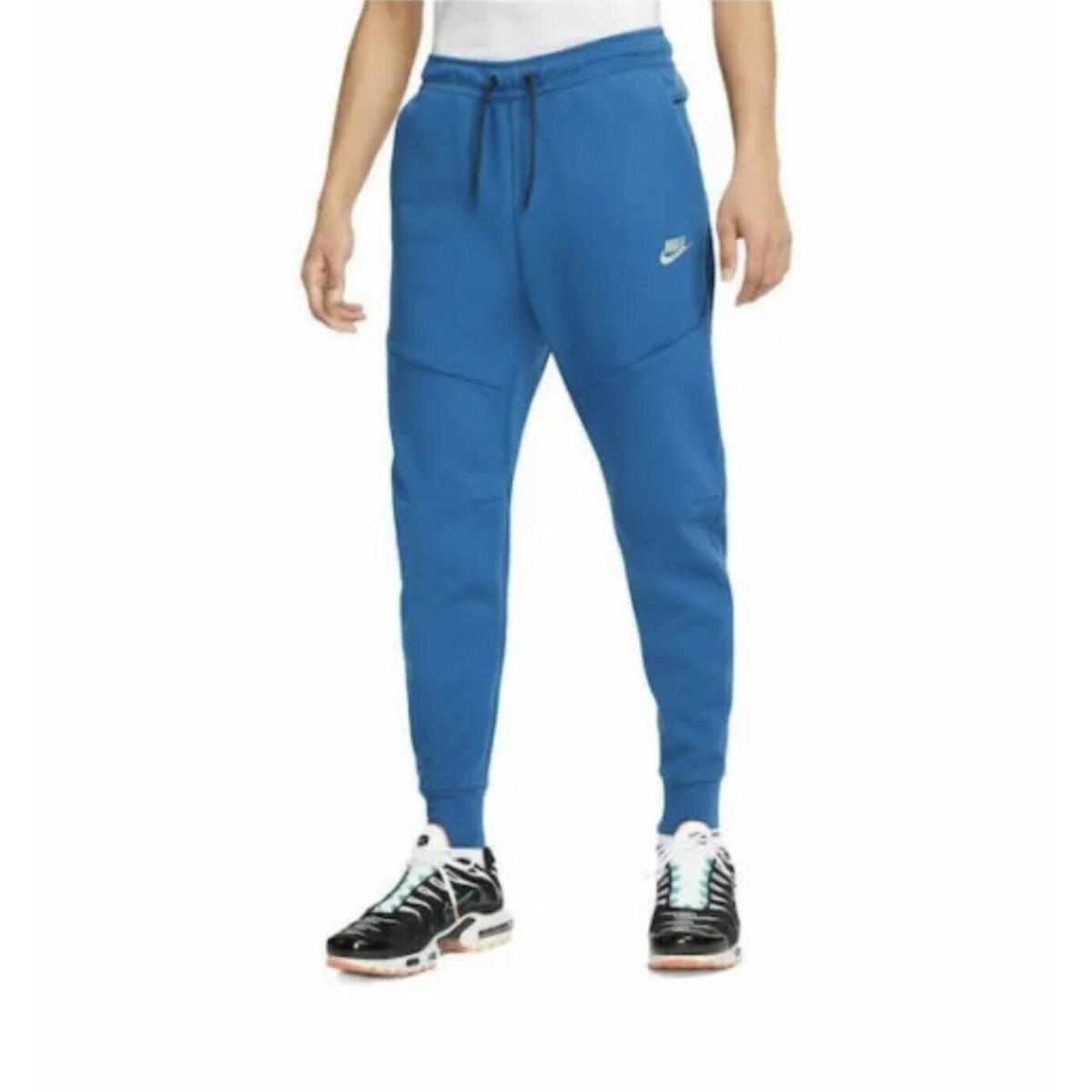 Nike Sportswear Tech Fleece Jogger Pants Blue Black Silver sz Xxl DD4804-476