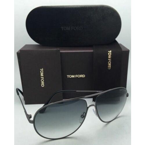 Tom Ford sunglasses CLIFF - Gunmetal / Black Frame, Grey Gradient Lens 8