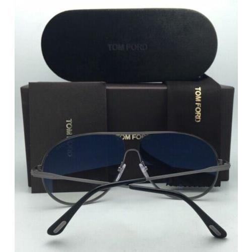 Tom Ford sunglasses CLIFF - Gunmetal / Black Frame, Grey Gradient Lens 2