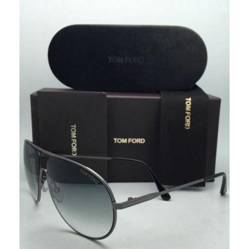 Tom Ford sunglasses CLIFF - Gunmetal / Black Frame, Grey Gradient Lens 4