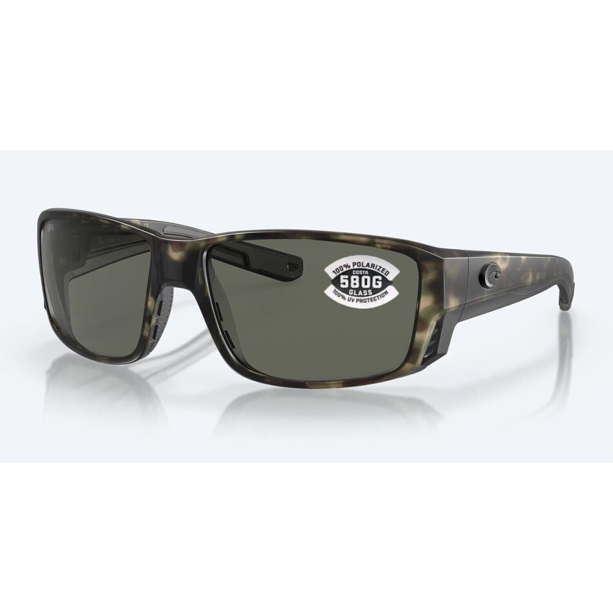 Costa Del Mar Tuna Alley Pro Matte Wetlands / Gray Polarized Glass 580G