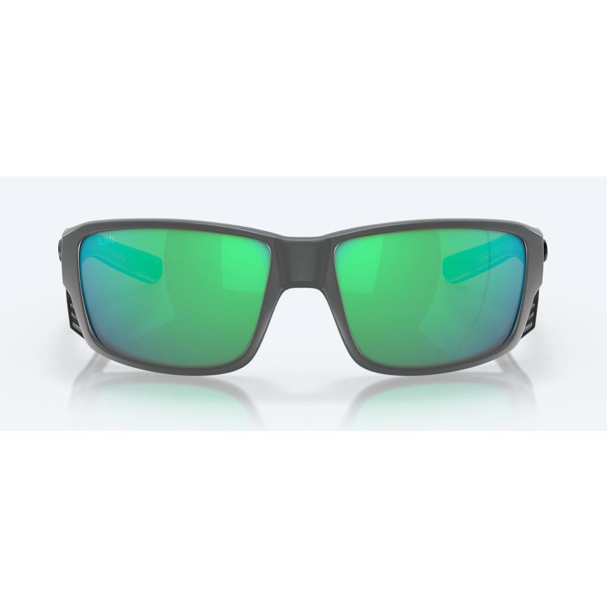 Costa Del Mar Tuna Alley Pro Matte Gray / Green Mirror Polarized Glass 580G