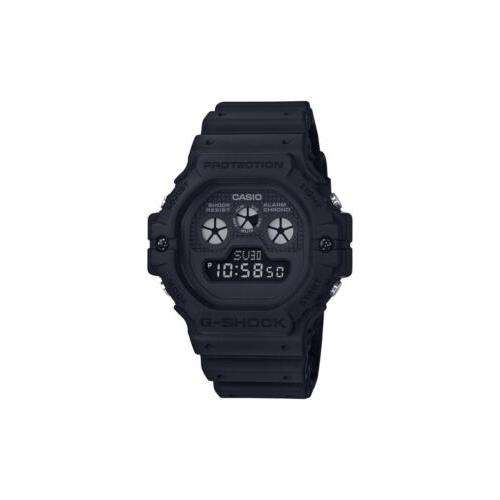 Casio Digital Black Resin Strap Men`s Black Dial Digital Watch INT-DW-5900BB-1DR