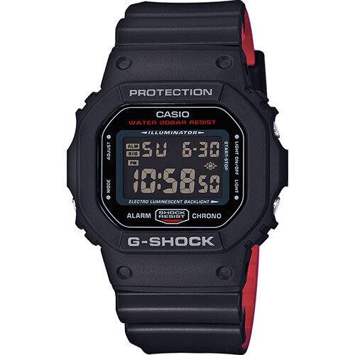 Men`s G-shock INT-DW-5600HR-1DR Black Silicone Automatic Fashion Casio Watch