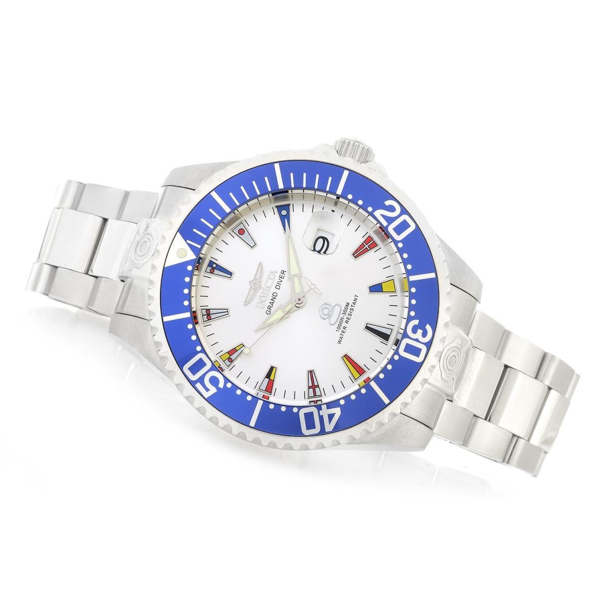 Invicta Mens Grand Pro Diver 47mm International Automatic Stainless Watch 21324