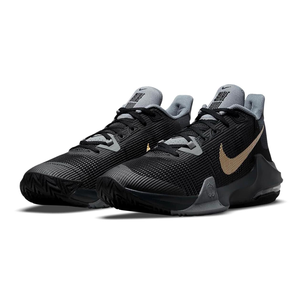 Nike Air Max Impact 3 Mens Size 11.5 Sneaker Shoes DC3725 003 Black Cool Grey