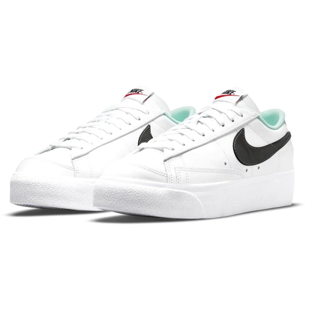 Nike Blazer Low Platform Womens Size 10 Sneaker Shoes DQ7654 100 White - White