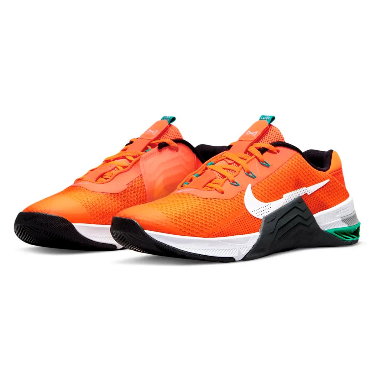 Nike nike metcon sneakers Metcon 7 Mens Size 10 Sneaker Shoes CZ8281 883 Orange Black Grey
