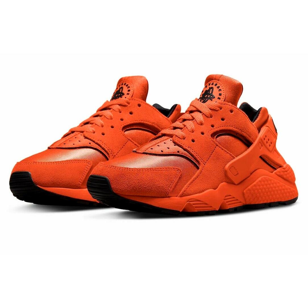Nike Air Huarache Womens Size 6.5 Sneaker Shoes DQ8589 800 Orange Halloween - Orange