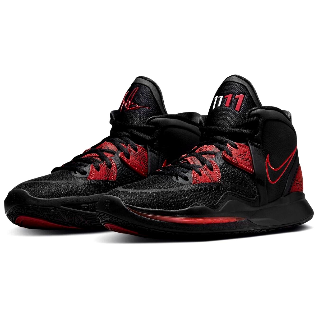 Nike Kyrie Infinity Mens Size 9.5 Sneaker Shoes CZ0204 004 Bred Black Red