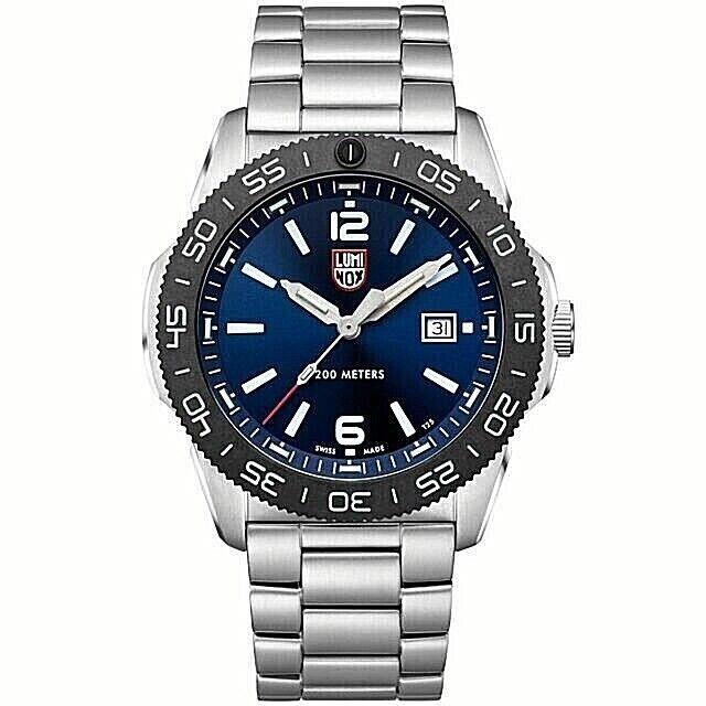 Luminox Swiss Pacific Diver Watch S.steel Bracelet 44MM Blue Dial XS.3123