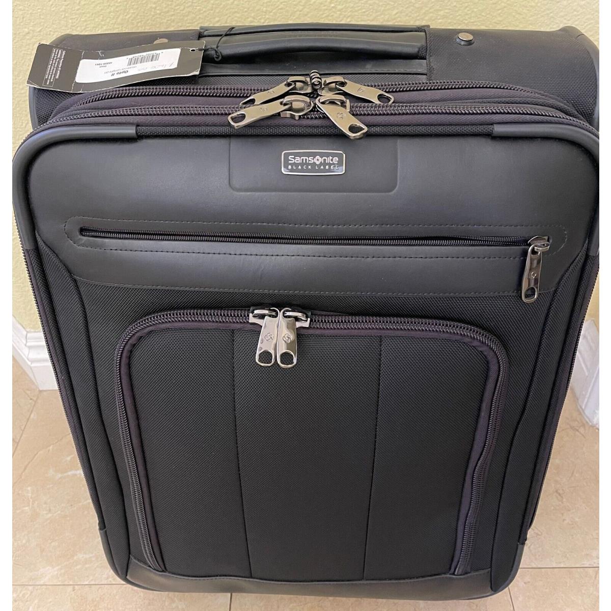 Nos Samsonite Opto II Upright Carry-on 2-Wheeled 45256-1041 Black Label ...