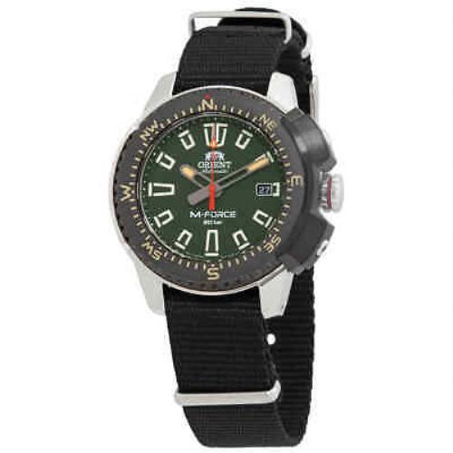 Orient M-force Automatic Green Dial Men`s Watch RA-AC0N03E10B