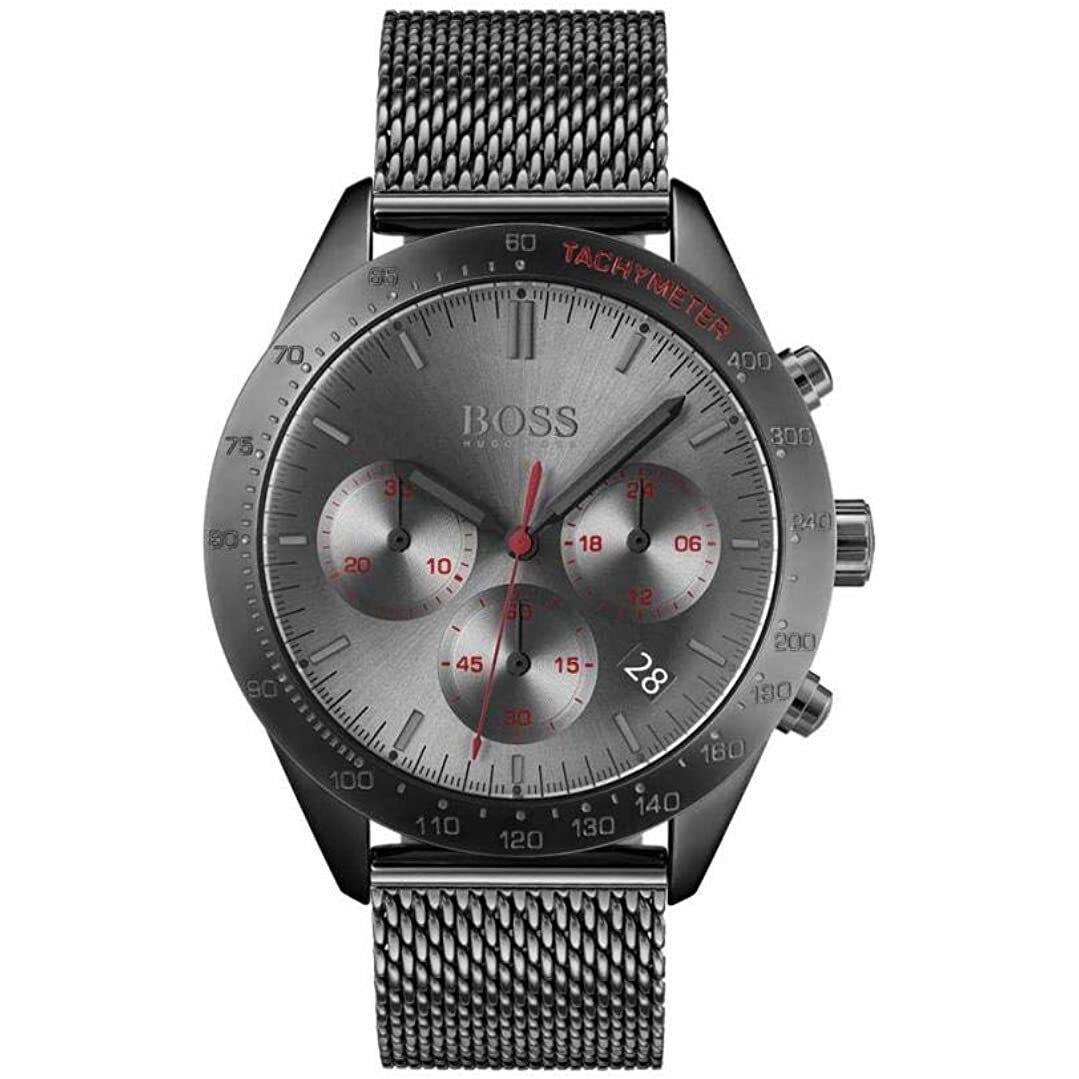 Hugo Boss Men`s Talent Gunmetal Multi Dial Chronograph 42 mm Watch 1513637