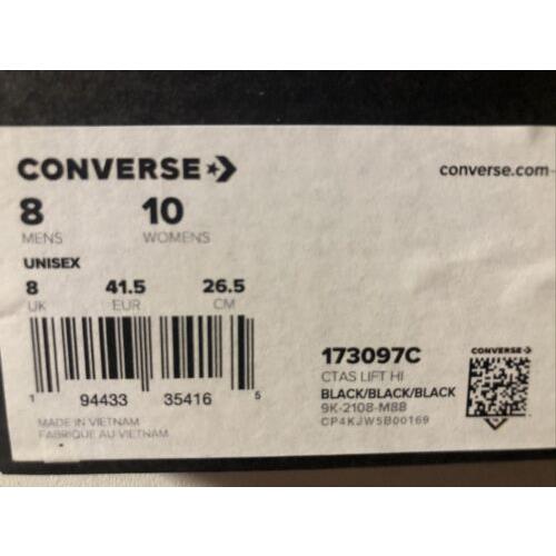 Converse shoes All Star Chuck Taylor - Black 10